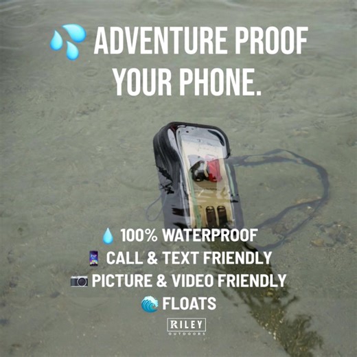 Finally film the good stuff: cliff jumps, reef swims, pool chaos. Phone stays dry. | Riley Outdoors
