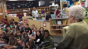 4K views · 172 reactions | Students at Mary Moore Elementary welcome namesake Mary Moore for her 90th birthday. | Arlington ISD | Facebook