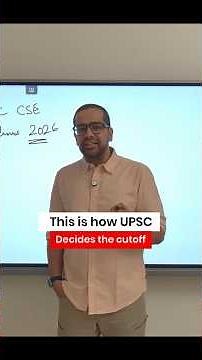 How does UPSC decides the cutoff? | UPSC Prelims 2026 Result