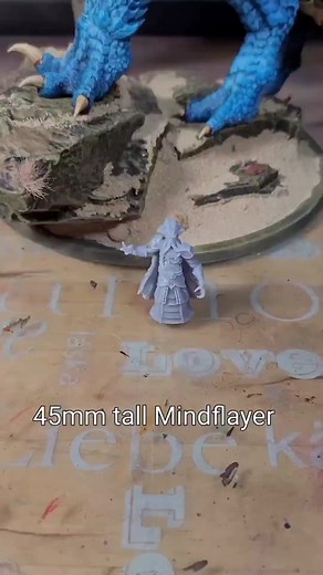 Blue Greatwyrm Custom Miniature for Dungeons and Dragons