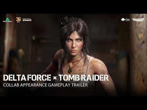 Delta Force | Legendary Collab Appearance Gameplay Trailer - Lara Croft