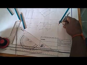 projections of pentagonal prism inclined to Both HP and VP Plane