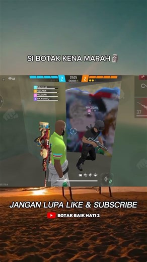 SI BOTAK KENA MARAH #freefire #FF #botakff #short #botakcs #freefireshorts #freefireindonesia