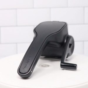 Microplane Professional Handheld Rotary Cheese Grater in Black - Easy-to-Clean, Large Capacity, Ergonomic Design for Left & Right-Handed Use, Perfect for Hard Cheese, Chocolate, Nuts, Vegetables