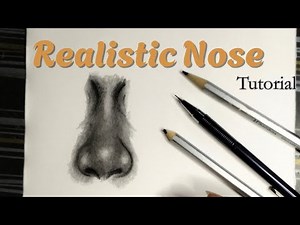 How to Draw a Realistic Nose Step by Step | Easy Pencil Drawing Tutorial...