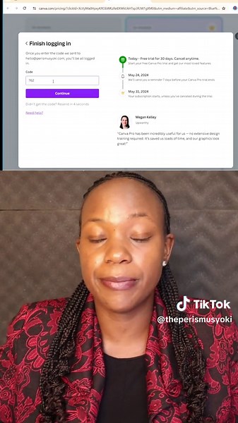 Replying to @mambo12.3 This is how to sign up to the zcsnva Pro free trial. You'll get try out Canva Pro for free for 30 days. #canvassador #canvatutorial #canvapro #theperismusyoki #digitalmarketing #canva