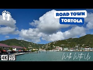 CYRIL B.ROMNEY TORTOLA PIER PARK | ROAD TOWN, BVI | WALK WITH US | CARIBBEAN CRUISE | WALKING VIDEO