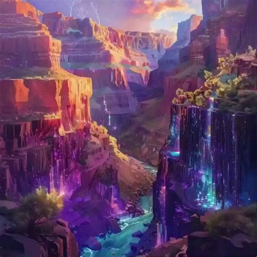 The Grand Canyon is not simply the result of millions of years of natural erosion by the Colorado River. It is one of the most powerful energetic scars and portals on the North American continent, a massive frequency gateway deliberately exposed through both natural and assisted means.Beneath and within its layered walls lie remnants of ancient civilizations, underground networks, and crystalline structures from previous advanced epochs. The dramatic striations and exposed geology are not random