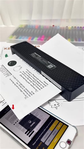 Drucken ohne Büro 🖨️⚡ Einfach, schnell, effizient. Genau so soll’s sein. Jetzt sichern! #portableprinter #printer #gadgets #dealsforyoudays #amazonfinds
