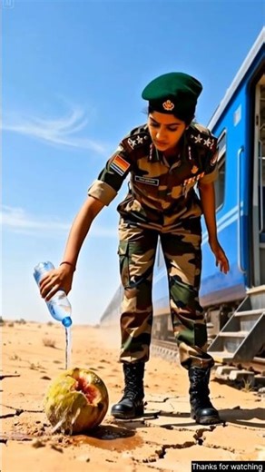 An Indian soldier watered the guava,and what happened next made everyone cry l 😭 🇮🇳 #ai #shorts