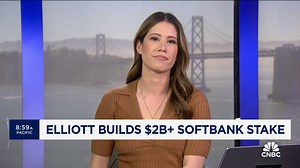 Elliott Management builds $2 billion stake in SoftBank