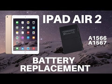 🔋🛠️🍏iPad Air 2 - Battery Replacement (A1566 and A1567)