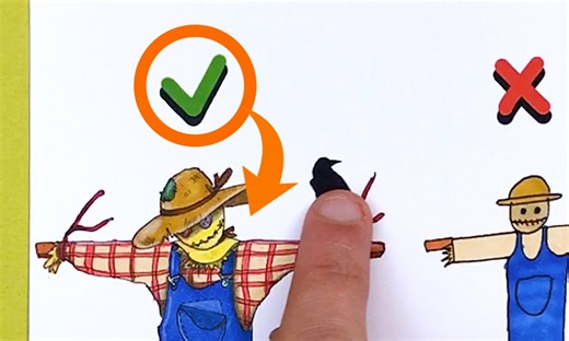 Bring a monstrous scarecrow to life for Halloween! #drawing #scarecrow #Halloween #art #tutorial #easy #spooky #spookyseason #artist #DIY #halloweenart #inspiration #illustration #artroom | Art Room