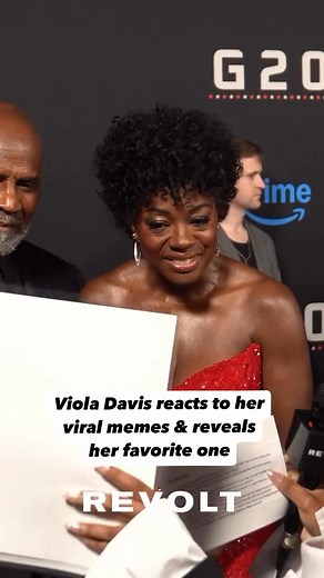 "I know all the Memes about me" Viola Davis is loving the internet’s creativity! 😂😭 Social media’s been having a field day with the #ViolaDavismemes, and she just told REVOLT which one had her cracking up the most! 👀✨ | REVOLT