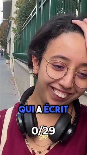 Elle est super forte sur l'art et la littérature, 27/29 qui aurait pu faire mieux ? 😱 Mais qui a écrit la Princesse de Clèves ? Et qui a sculpté David ? #art #littérature #cultureg #quiz #culturegenerale
