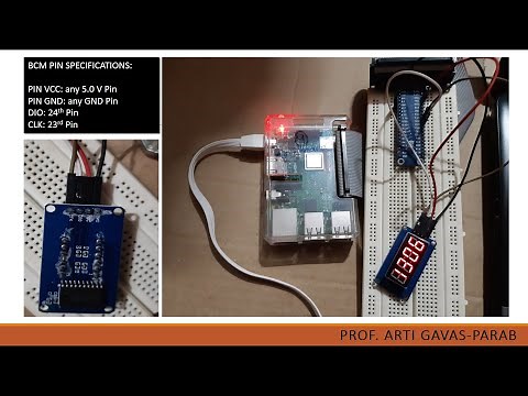 Displaying Time over 4-Digit 7-Segment Display Using Raspberry Pi