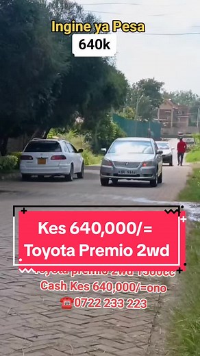 Toyota premio 2wd 1500cc Cash Kes 640,000/=ono ☎️0722 233 223 #toyotapremio #kenyantiktok #carvalleymotors #foryoupage #kenyantiktok #foryou #foryoupage #tiktok #cartiktokers #christiantiktok #trendingtiktok #carsoftiktok