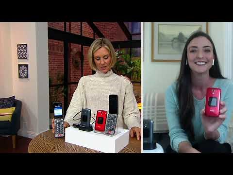 GreatCall Lively Flip Phone with Car Charger and Service Credit on QVC