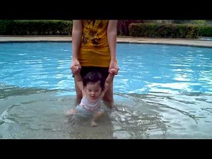 Swimming with Mommy