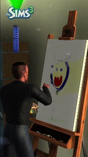 The Sims 2 vs The Sims 3 vs The Sims 4 | Painting Comparison