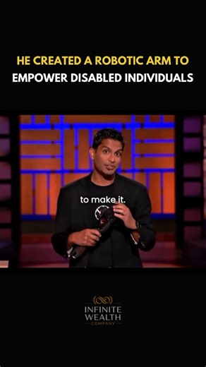 Infinite Wealth Company on Instagram: "Innovation matters most when it restores dignity and independence. A doctor built a robotic arm that changes daily life for people with disabilities. Cost to make: $1,800. Selling price: $15,500. Demand: far beyond supply. Over 100 patients are already using it. Many more are waiting. The real bottleneck isn’t demand — it’s scale. The goal is clear: 100 units a year → 500 → 1,000. But scaling requires serious capital. What shocked investors wasn’t the econo