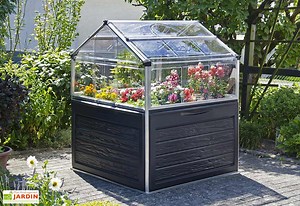 Mini Serre de Jardin en Aluminium et Polycarbonate Plant Inn (118 x 118 cm)