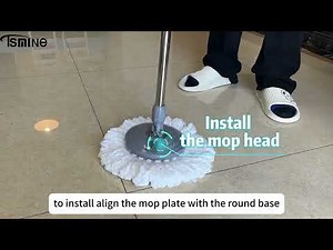 How to Attach & Remove Mop Head on RinseWise Spin Mop Gen 2#mopbucket #rinsewisespinmop #spinmop