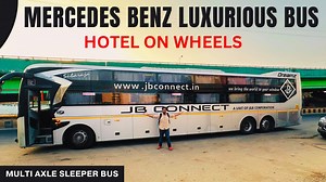 18 reactions | 2 Crore ki Super Luxurious Mercedes Benz Multi Axle AC Sleeper Bus |Full Interior Tour | Chennai to Coimbatore bus journey | 200Journeys | Facebook