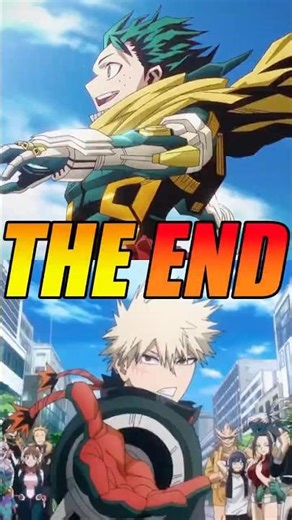 The End Of My Hero Academia #mha #anime #superhero #myheroacademia #animeedit