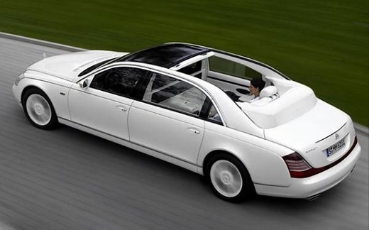 迈巴赫Maybach 62S Landaulet十年前的广告，世界最豪华的车，移动的行宫