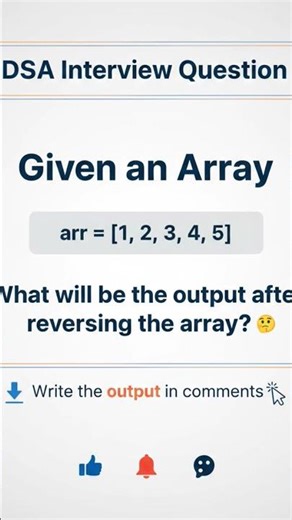 DSA Arrays || Check the knowledge 🤔 #jobupdates #itjobs #aijobs #careershorts