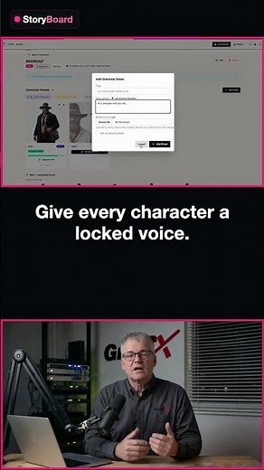 StoryBoard - turn your script into characters, reference images, and storyboards free, private beta