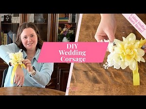 How to Make Your Own Wedding Corsage (For No Money At All!)