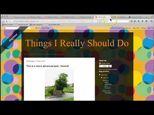 Using templates and layouts in Blogger