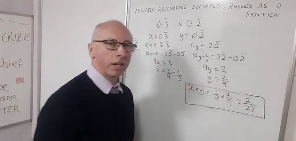Multiply 2 Recurring Decimals