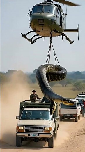 Army caught dangerous python#marvel#python#hulk#snake