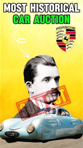 Code Words on Instagram: "70 Million Porsche Auction FAIL 😱 The Biggest Mistake in Car History#automobile#Porsche#carauction This is the most shocking car auction fail in history In 2019 during the Monterey Car Week RM Sotheby’s tried to auction the Porsche Type 64 a car so rare and historic that it could have easily sold for over $30 million This was no ordinary Porsche. It was built in 1939 by Ferdinand Porsche himself, and only 3 such cars were ever made This exact car was personally used by