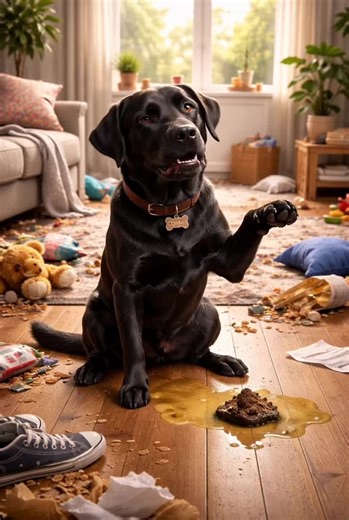 Chien qui s’ennuie = chien qui fait des bêtises 🤷‍♂️🐕#chienmignon #chiendechasse #animauxdecompagnie #chienfou #chien