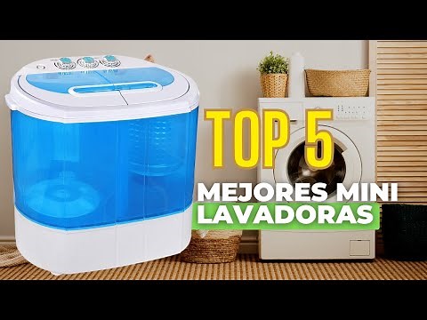 🚿 THE BEST PORTABLE WASHING MACHINE: Discover the TOP 5 best mini washing machines [2024] 🚰