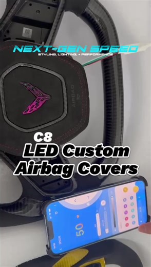 Personaliza tu C8 Corvette con cubiertas LED