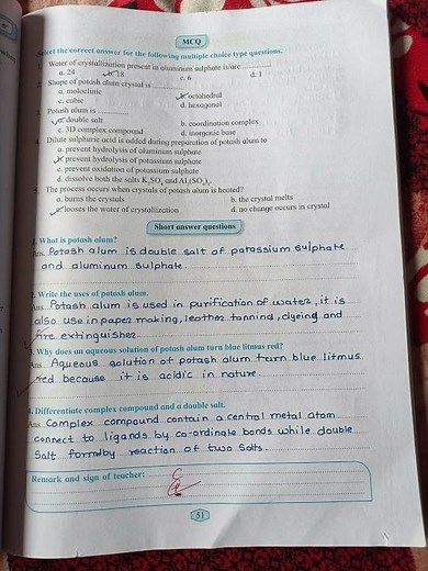 Class 12th Chemistry Pratical Experiment No. 12