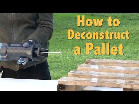 How To Deconstruct A Pallet | Pallet Furniture