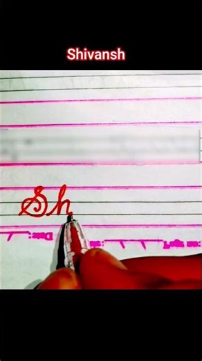 Shivansh Name Writing | Beautiful Calligraphy & Handwriting Art