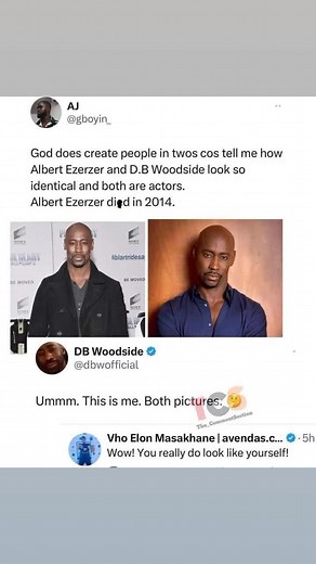 Albert Ezerzer y DB Woodside: Actores y Biografía