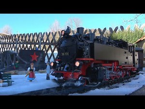 ⛄⚒️🚂 Lgb VII k 21480 bei ☀️⛄Kaiserwetter im Erzgebirge⚒️⛰️ unterwegs auf der Gartenbahn☃️🚂