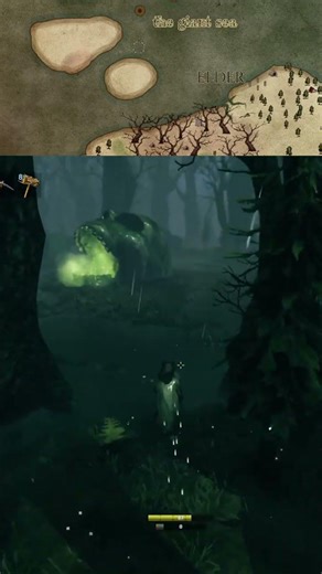 We found Bonemass! - No Map (self drawn) | #saphonette on #Twitch