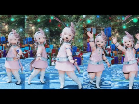 [FFXIV] NEW "Runway Walk" Emote for ALL RACES with new gears in Patch 7.4 - Preview
