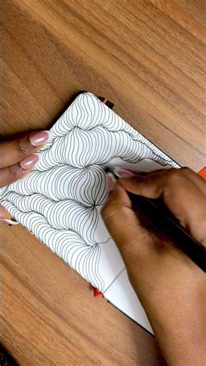 Zen Lines #1 Nothing like some recursive lines on paper to clear your head #art #shorts #satisfying