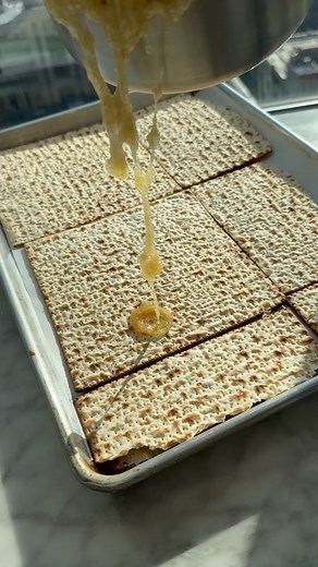 Delicious Rainbow Matzo Crunch Dessert for Passover from Goldbelly
