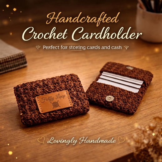 Crochet Card Holder Pattern | Easy Mini Wallet PDF (digital Download) - Etsy